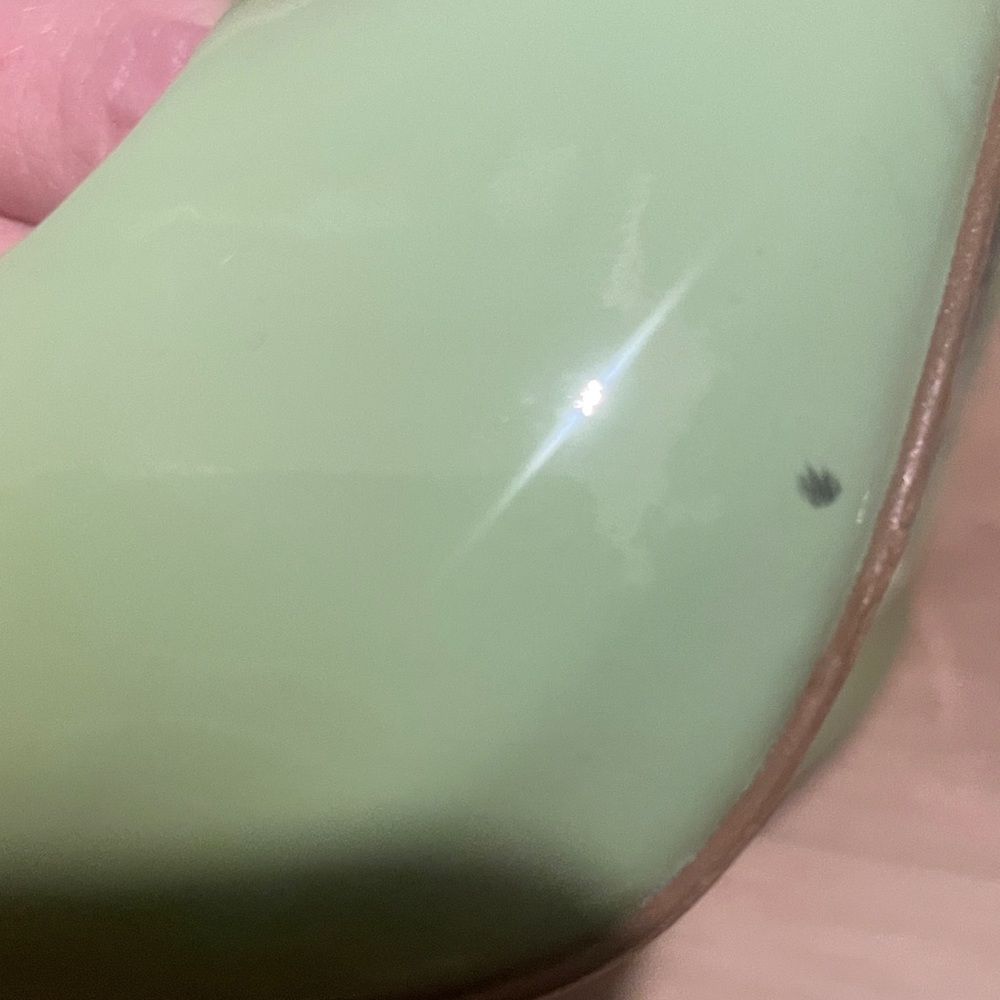 Jessica Simpson Mint Green Patent Round-Toe Pumps - Picture 10 of 10